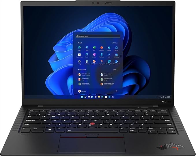 Lenovo Gen 8 ThinkPad X1 Carbon with 14" Non-Touch Display, Intel i7-10510U Processor, 1TB PCIe SSD, 16GB RAM